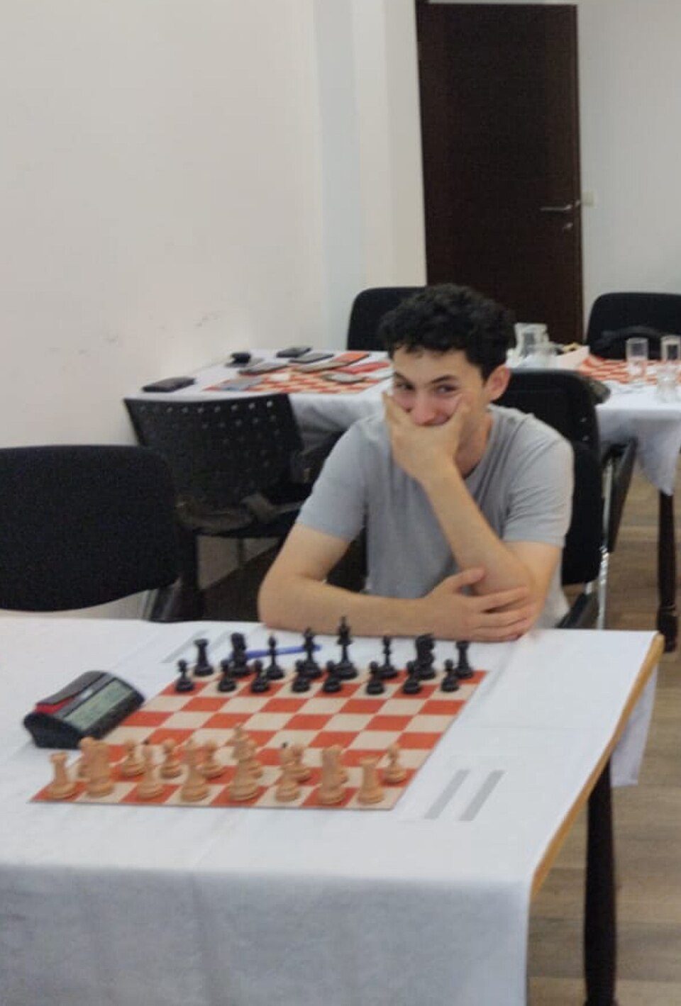 Yiğit Emin Gezer satranç turnuvasında